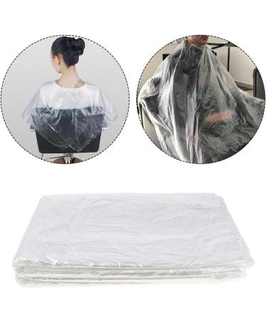 100 Pack Disposable Hair Salon Capes 51x36 inch - Waterproof Barber Cape for Kids & Adults - Ideal for Barbershop and Salon Hairdressing - Buy Online on GoSupps.com