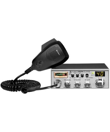 Cobra 25LTD Professional CB Radio - Emergency Radio, Travel Essentials, Instant Channel 9, 4 Watt Output, Full 40 Channels, 9 Foot Cord, 4 Pin Connector 25 LTD Radio