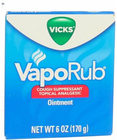 Vicks VapoRub Ointment 6 oz - Fast Relief for Cough and Congestion - Buy Online on GoSupps.com
