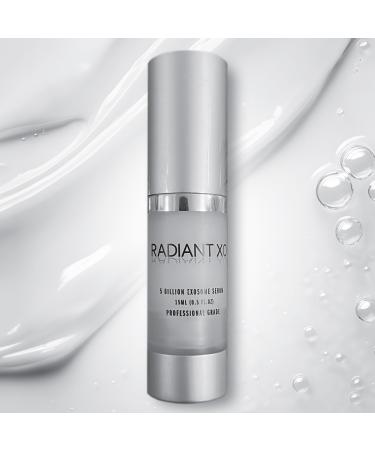 RadiantXO Exosome Serum 1.0 Fl Oz | 5 Billion Exosomes & 700 Growth Factors Proprietary Stabilization Supports Collagen Radiant & Youthful-Looking Complexion Regeneration Next-Gen Daily Skincare