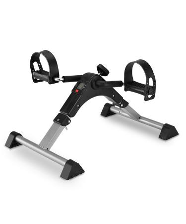MOMODA Under Desk Bike Pedal Exerciser Mini Bike for Leg/Arm Bike Foldable Peddler with LCD Display for Home/Office GREY - Buy Online on GoSupps.com