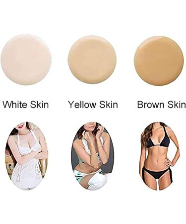 Knobco Realistic Silicone Breast Forms - Round Cotton Filler Boobs Enhancers for Mastectomy Cosplay & Special Events (Brown Skin Size F 1435G) - Buy Online on GoSupps.com