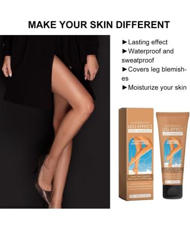 Maquillage des Jambes Imperm able Maquillage des Jambes et du Corps Couvrant le Tatouage fond de teint Jambes Waterproof Teint Uniforme Sans D faut 100ML couleur bl  - Buy Online on GoSupps.com