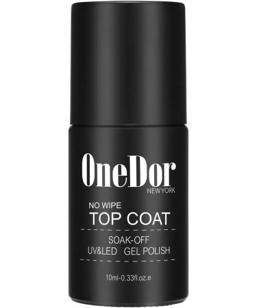OneDor Gel Top Coat & Base Coat Set | UV/LED Soak Off Polish Kit - No Wipe Formula - Buy Online on GoSupps.com