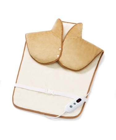 Promed neck and back heating cushion NRP-5.4 heating pillows for back shoulder neck thermal pillows with automatic switch-off quick warming up turbo heat 60 x 90 cm washable overheating protection
