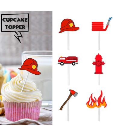 S-Cp-0036 Ice Cream Fruit Dessert Cupcake Topper Colorful Glitter Happy Birthday Sensory Pop Game Theme Decor Supplies Baby Shower Boys Girls Birthday Party Decorations - Buy Online on GoSupps.com