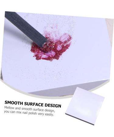  Healvian Healvian Pack of 100 Clear Colour Nail Polish Easy to Use Manicure Mixing Boards - Buy Online on GoSupps.com