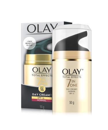 Buy Olay Total Effects Day Cream SPF 15 - Anti-Aging Moisturizer with Niacinamide & Green Tea for All Skin Types - 50g - Buy Online on GoSupps.com