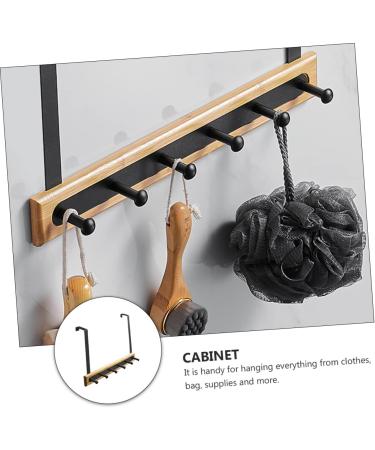 Hemoton 1pc Nail Door Black The Back Hanger Over Hanging Household Hook Rack Creative Multifunctional - Buy Online on GoSupps.com