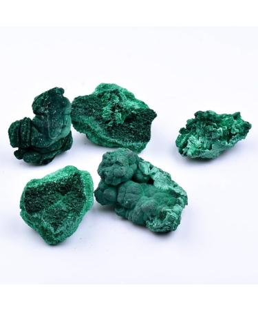 Natural Raw Rough Malachite Stone Quartz Crystal for Collection Gift 1pcs Full of Texture - Buy Online on GoSupps.com