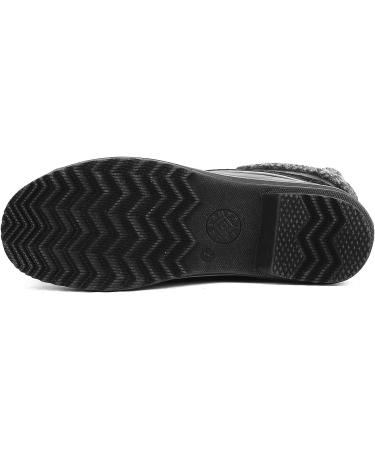 DREAM PAIRS Women's Mid Calf Waterproof Winter Snow Boots in Black-01 - Size 8 - Buy Online on GoSupps.com