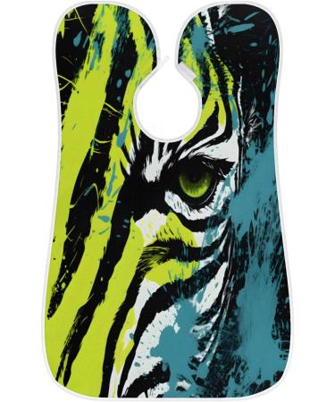 Animal Zebra Beard Bib Apron - Beard Hair Catcher for Men | Perfect Father's Day & Christmas Gift with 2 Suction Cups - Buy Online on GoSupps.com