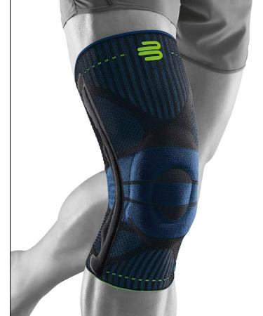 Bauerfeind Knee Support with Silicone Ring - Adjustable Black Knee Brace for Left & Right | S Size - International Shipping Available - Buy Online on GoSupps.com