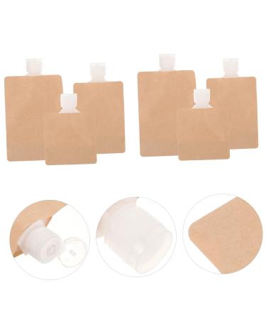 FRCOLOR 15pcs Refillable Shower Gel Squeezable Bags | Suction Shampoo Pouches & Zip Lock Food Storage - Portable Vertical Liquid Fill - Buy Online on GoSupps.com