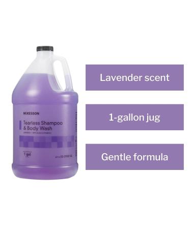 McKesson Shampoo and Body Wash with Aloe & Vitamin E 1 Gallon Pack of 4 Bulk Refill Tearless Lavender - Buy Online on GoSupps.com