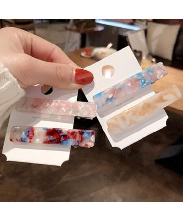 Buy CAREOR 9-Piece Multi-Color Acrylic Resin Hair Clips for Women - Stylish Crocodile Hair Clips - Buy Online on GoSupps.com