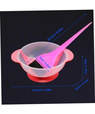 FRCOLOR 1 Set Hair Dye Bowl Hairdressing Hair Dye Set Mixing Cup Tool for the Eye Plate Suction Cup Hair Dye Brush Hair Dye Brush Baking Oil Mould Bowl Hair Dye Mixing Bowl Painting - Buy Online on GoSupps.com