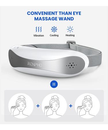 RENPHO Heat and Cooling Eye Spa Mask: 4 Modes Compress for Eye Care, Beauty, and Relaxation - Reduce Puffiness and Delay Aging - Buy Online on GoSupps.com