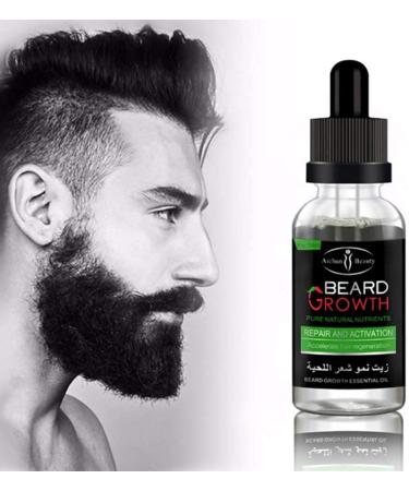 AICHUN BEAUTY Beard Oil 30ml - Pure Natural Nutrients with Grapefruit Seed Oil and Ginger for Healthy Mustache and Hair - Buy Online on GoSupps.com