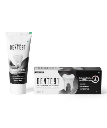 Anti-Stain Whitening Toothpaste Advanced Stain Removal Toothpaste for Brighter Looking Teeth Cool Mint Flavor 70g