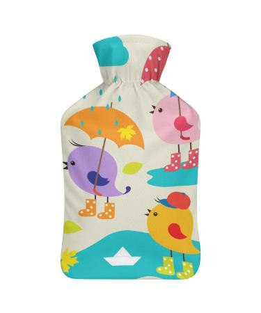 Umbrella Chicken Hot Water Bottle With Cover Plush Bed Bottle Hand Warmer For Adults And Children 26.5X15.3cm