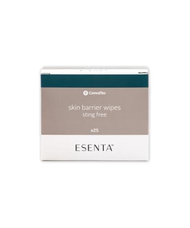 ConvaTec ESENTA Skin Barrier for Protection Around Stomas and Wounds Silicone Based Sting and Alcohol Free 25ct Box (Pack of 1) Wipe 1 Count (Pack of 25) - Buy Online on GoSupps.com