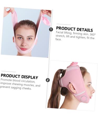 FOMIYES 1pc Thin Lift Belt Lifting Strap Double Chin Belts Sash Belt V Shape Lift Tape Reusable v Line Chin up Belt Ramen Bow Tie Neoprene Plus Nylon Mesh - Buy Online on GoSupps.com