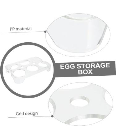 Uonlytech Egg Holder Fridge 3pcs Egg Storage Box Storage Bins Refrigerator Egg Tray Refrigerator Egg Holder Food Container Box - Buy Online on GoSupps.com