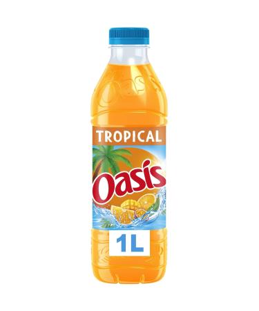Boisson Aux Fruits Tropical OASIS - la bouteille de 1L Lot De 4 - Par Lot
