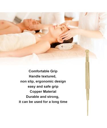Buy Face Reflex Zone Massager - Solid Copper Pressure Point Massage Device for Ear Hand and Back Relief - Portable Deep Tissue Acupuncture Tool - Buy Online on GoSupps.com