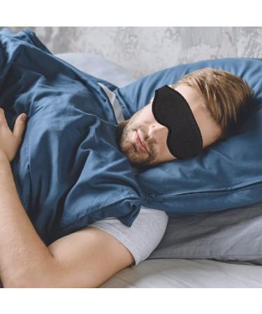 CIBEL Stereoscopic Sleep Eye Mask - 3D Contoured Design, Soft & Comfortable, 99% Light Blocking - Buy Online on GoSupps.com