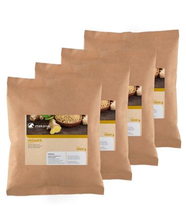 Makana Ground Ginger in Nigeria, of 4 (4 x 1 kg)