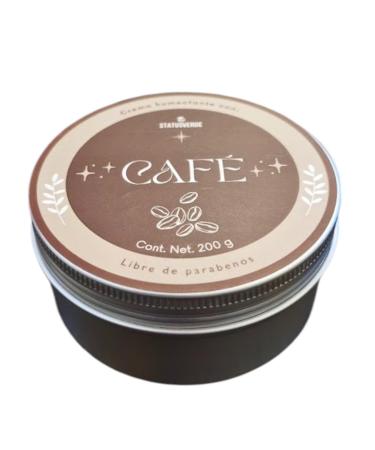 STATUS VERDE Natural moisturizing body cream with coffee bean extract for soft clear luminous and healthy skin.