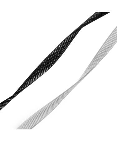 Ech.Apr 50 Yards Sew-Through Boning for Sewing - Black 1/4 inch (6mm) Wide Plastic Boning for Wedding Dress, Nursing Caps, Party Decor - Buy Online on GoSupps.com