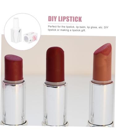 Healvian Healvian 8 Pieces Lipstick Tube Beautiful Empty Lipstick Containers Delicate Lipstick Container Creative Lipstick Container Classic Lip Balm Package Tube Lipstick DIY Tube - Buy Online on GoSupps.com