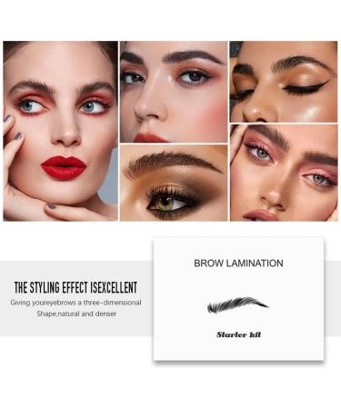 Brow Lamination Kit 2 in 1 Eyelash and Brow Lamination Kit Eye Brow Lift Kit Perm Kit for Instant Eyebrow Lift Instant Eye Brow Lift Kit for Fuller Thicker Brows - Buy Online on GoSupps.com