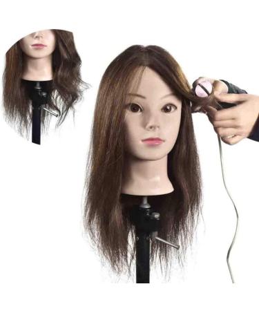 Adjustable Tailor Puppet Head for Hair Training - Real Hair Model for Weaving Coloring & Perm Lessons - Buy Online on GoSupps.com