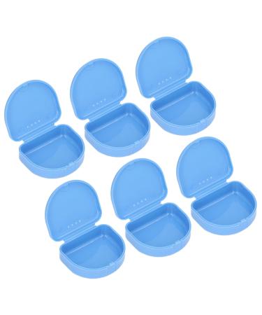 Herchr Retainer case box 12 pieces dental storage container for aligners mouth protection container case retainer case retainer compact storage case