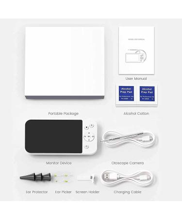 HSRG 5-Inch Portable LCD Photo Camera & Ear Cleaner 1080p HD 3.9mm Ear Wax Removal Tool Video Recording & Photo Storage International Shipping Available - Buy Online on GoSupps.com