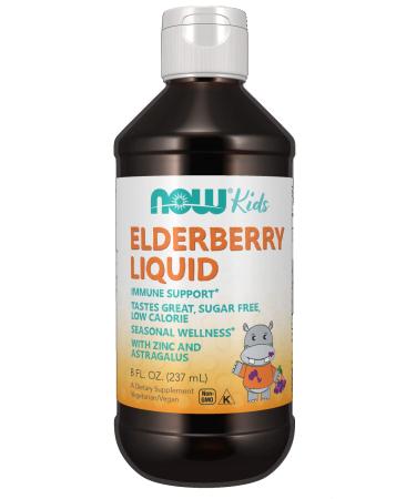 Now Foods Elderberry Liquid for Kids 8 fl oz (237 ml)