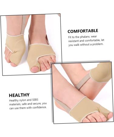 Bunion Splitter Toe Guard Nylon Straightener Hallux Valgus Corrector Socks - 1 Pair - Buy Online on GoSupps.com