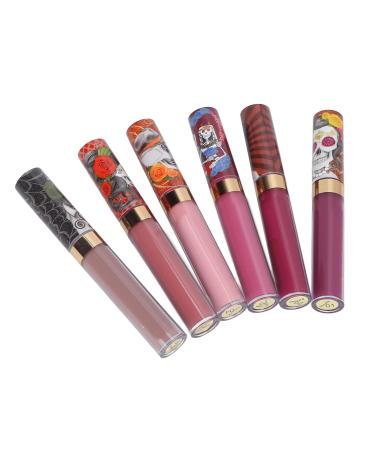 6PCS Matte Nude Lipstick Set - Long-Lasting Waterproof Lip Gloss High Pigment Non-Stick Cup | International Shipping - Buy Online on GoSupps.com