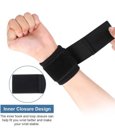 Compression Wrist Support Brace for Tendonitis Arthritis & Carpal Tunnel - Breathable Neoprene Athletic Strap - Buy Online on GoSupps.com