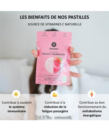  QWETCH Qwetch SOLID DRINKS 36 Hydration Tablets with Vitamins C & B Sugar-Free Drink Strawberry & Raspberry Blackberry & - Buy Online on GoSupps.com