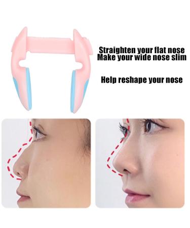 Nose Corrector Clip | Silicone Nose Shaper for Flat Nose Reshaping | Pink Nose Reshape Tool for Home Office & Gym - Buy Online on GoSupps.com
