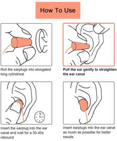 Foam Corded Ear Plugs 20 Pair - Soft NRR 32dB Noise Cancelling Sound Blocking Disposable Orange for Sleeping Snoring Studying Noise Hearing Protection Construction Shooting Sports Mowing Woodworking 20 Pair (Pack of 1) - Buy Online on GoSupps.com