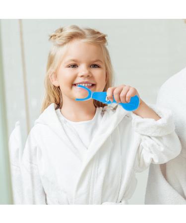 MILISTEN Interdental Replacement Floss Holder & Toothpicks | Floss Picks & Toothpick Rack in Blue - Best for Oral Hygiene - Buy Online on GoSupps.com