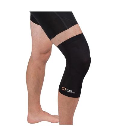 Copper Compression Knee Brace for Knee Pain Relief - Meniscus Tear ACL MCL Arthritis Support - Copper Infused Stabilizer for Running, Sports, Hiking - Men & Women - Large Size - Buy Online on GoSupps.com