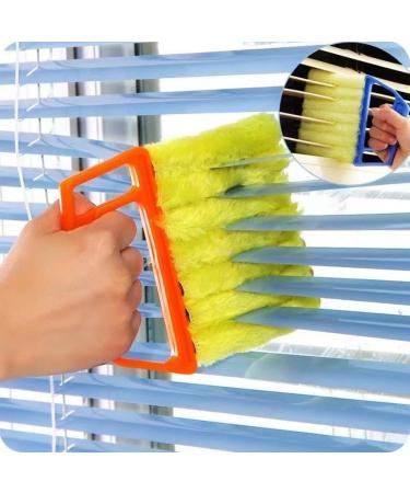 Desikixudy 2Pcs Window Venetian 7 Finger Dusting Cleaner Tool Window Shutters Venetian Brush - Buy Online on GoSupps.com