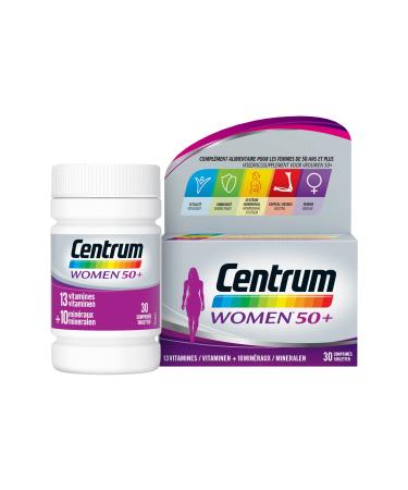 Centrum Women 50+ Multivitamins Woman Food Supplement For Women 50 Years Old 30 Tablets